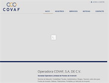 Tablet Screenshot of covaf.com